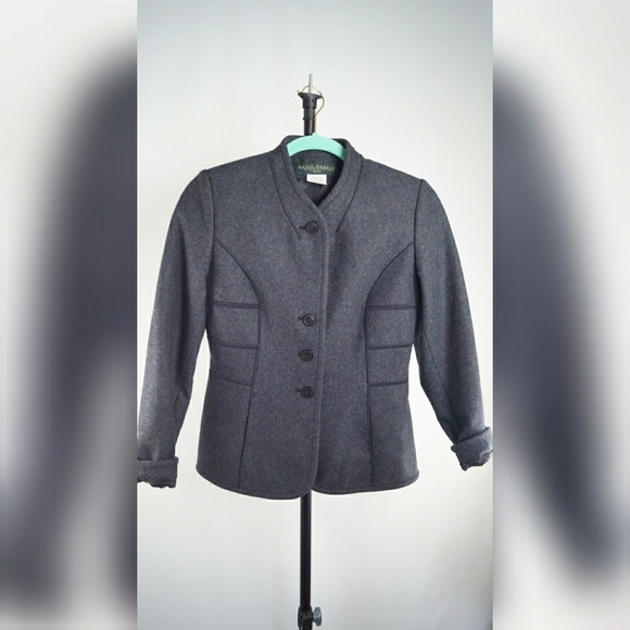 Harvé Benard Petite Wool Blazer - Picture 1 of 8